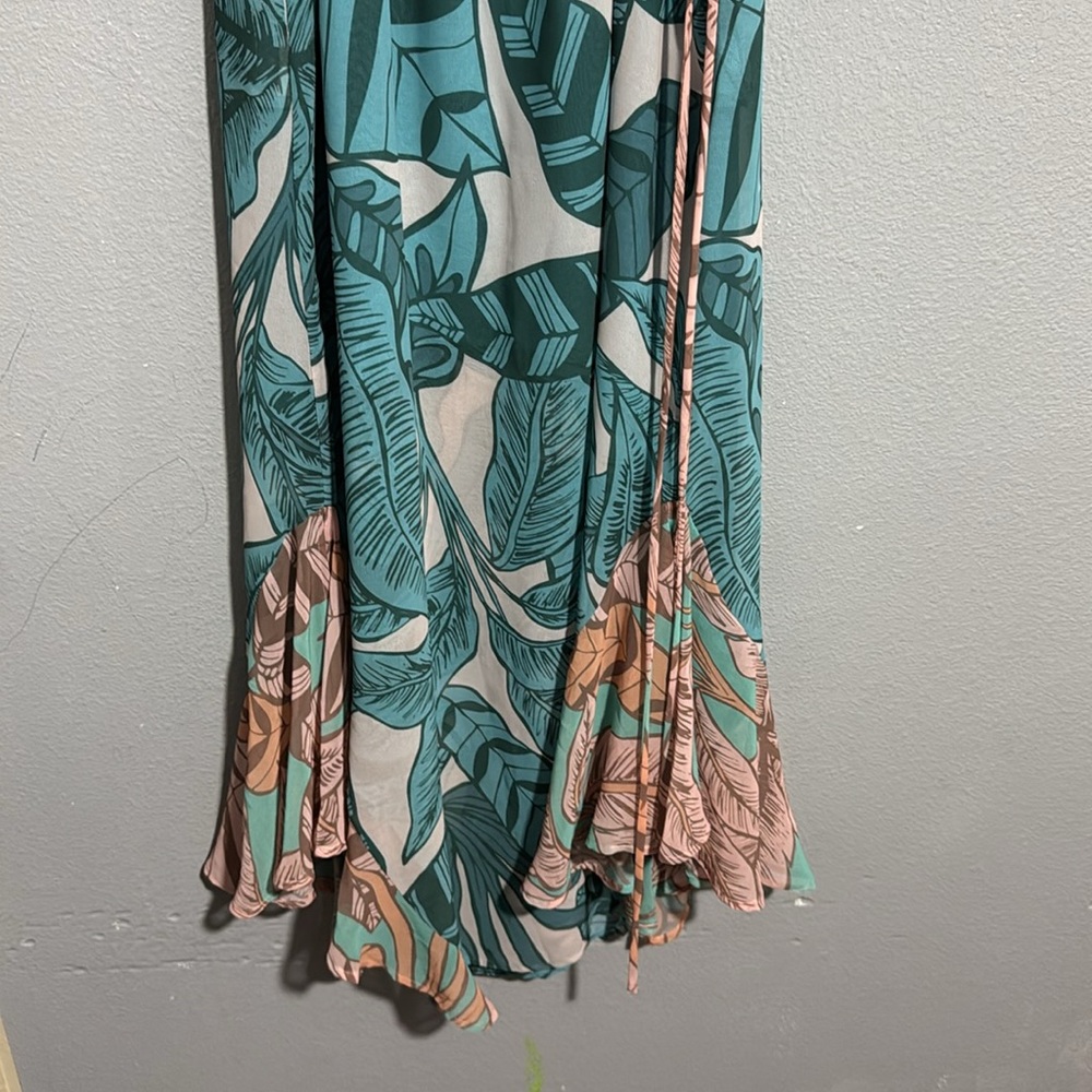 FARM Rio for Anthropologie - Ruffle Botanical Midi Dress - SP - Picture 6 of 9